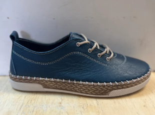 Navy Lace-Up Sneakers – Lightweight Everyday Walking Shoes